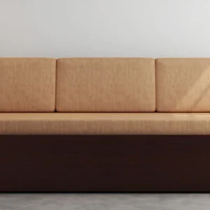 Ace Pull-Out Sofa Cum Bed in Teak Finish